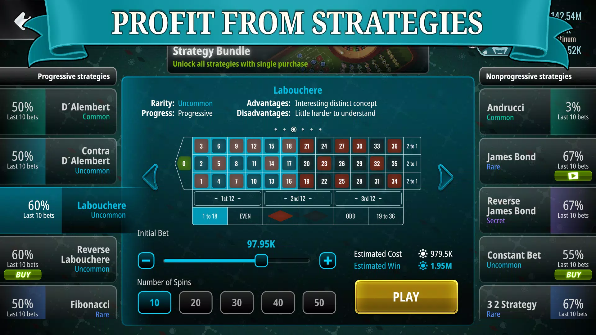 Roulette: Strategist Roulette: Strategist