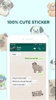 Pug Life Sticker capture d'écran 1