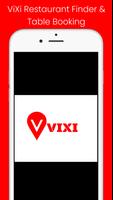 ViXi : Online Table Booking | Restaurants Finder Affiche