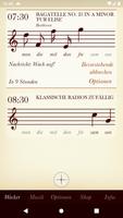 Klassische Musik Wecker Plakat