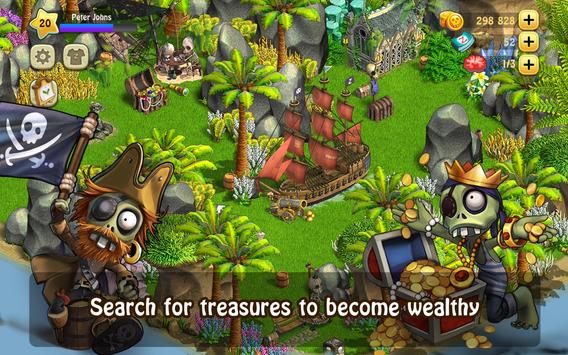 Zombie Castaways تصوير الشاشة 1