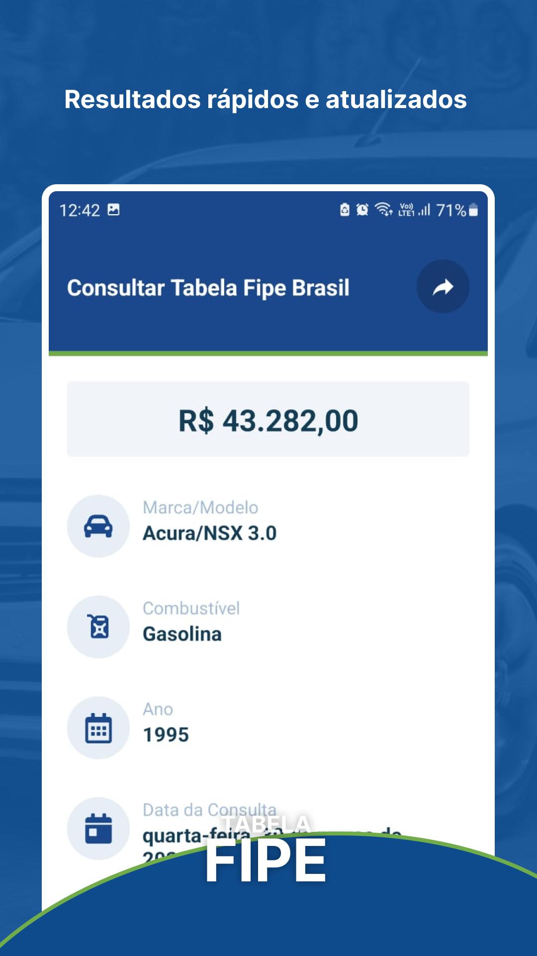 Consultar Tabela Fipe Brasil APK برای دانلود اندروید