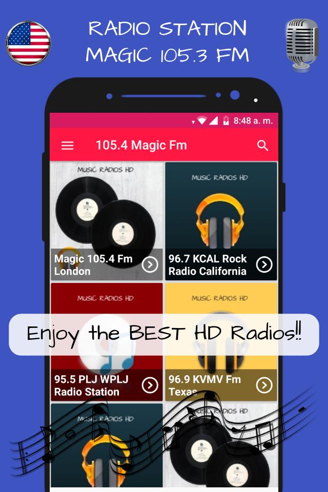 Magic 105.4 Fm London Radio Station Online Live HD para Android - APK Baixar