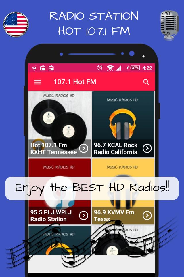 Hot 107.1 Fm KXHT Tennessee Radio Stations Online for Android - APK Download
