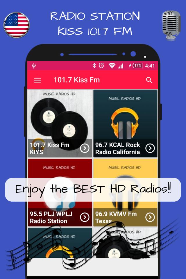 101.7 Kiss Fm KIYS Arkansas Radio Stations Live HD for Android - APK  Download