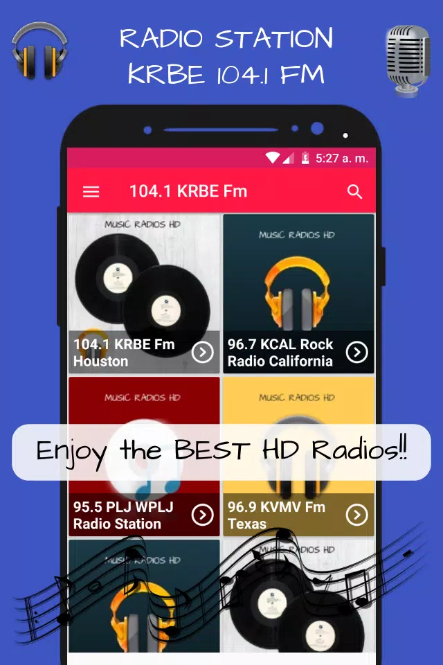 Descarga de APK de 104.1 KRBE Fm Houston Texas Radio Stations Live HD para  Android