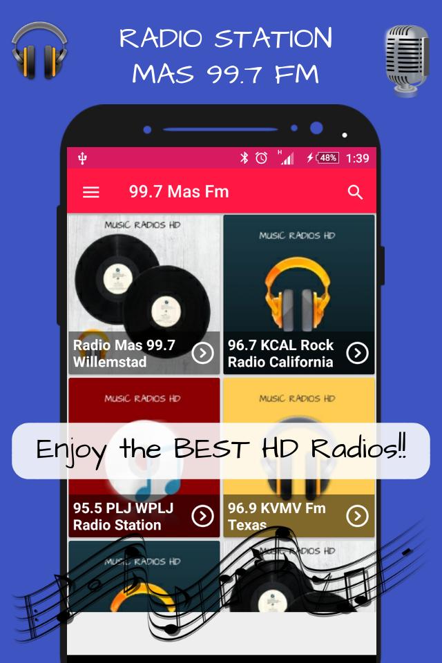 下载Radio Mas 99.7 Fm Curacao Radio Stations Online HD的安卓版本