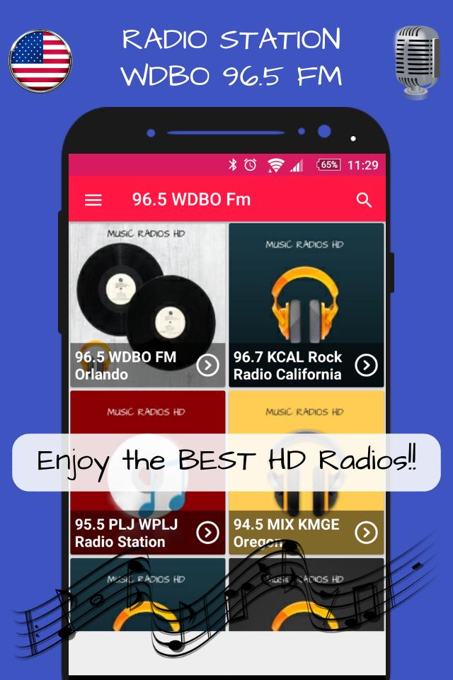 Descarga de APK de 96.5 WDRO Fm Florida Radio Stations Live Online HD para  Android