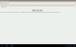 Humidity calculations screenshot 2