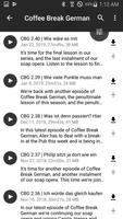 Coffee Break German Podcast 스크린샷 1