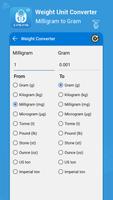 Grams,kg,lbs weight converter syot layar 3