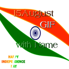 15 August Gif With Name icône