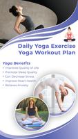 Daily Yoga Exercise - Yoga Wor پوسٹر