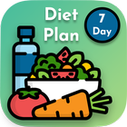 7 Day Diet Plan - Weight Loss Diet-icoon