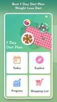 7 Day Diet Plan - Weight Loss Diet capture d'écran 1