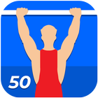 50 Pull-Ups Workout Challenge Zeichen