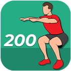 200 Squats アイコン