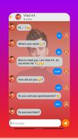 Vlad A4 Fake Video Call, chat скриншот 1