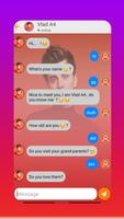 Vlad A4 Fake Video Call, chat تصوير الشاشة 1