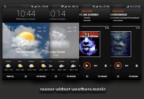 Zooper WeatherMusic تصوير الشاشة 3