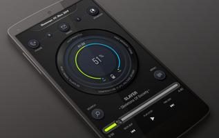 WNBE Zooper Widget Skin تصوير الشاشة 1