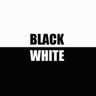 Black&White Zooper Widget Skin أيقونة