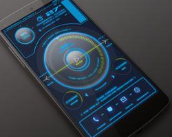 Futuristic Zooper Widget Skin الملصق