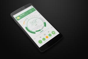 GreenUI Zooper Widget Skin تصوير الشاشة 1