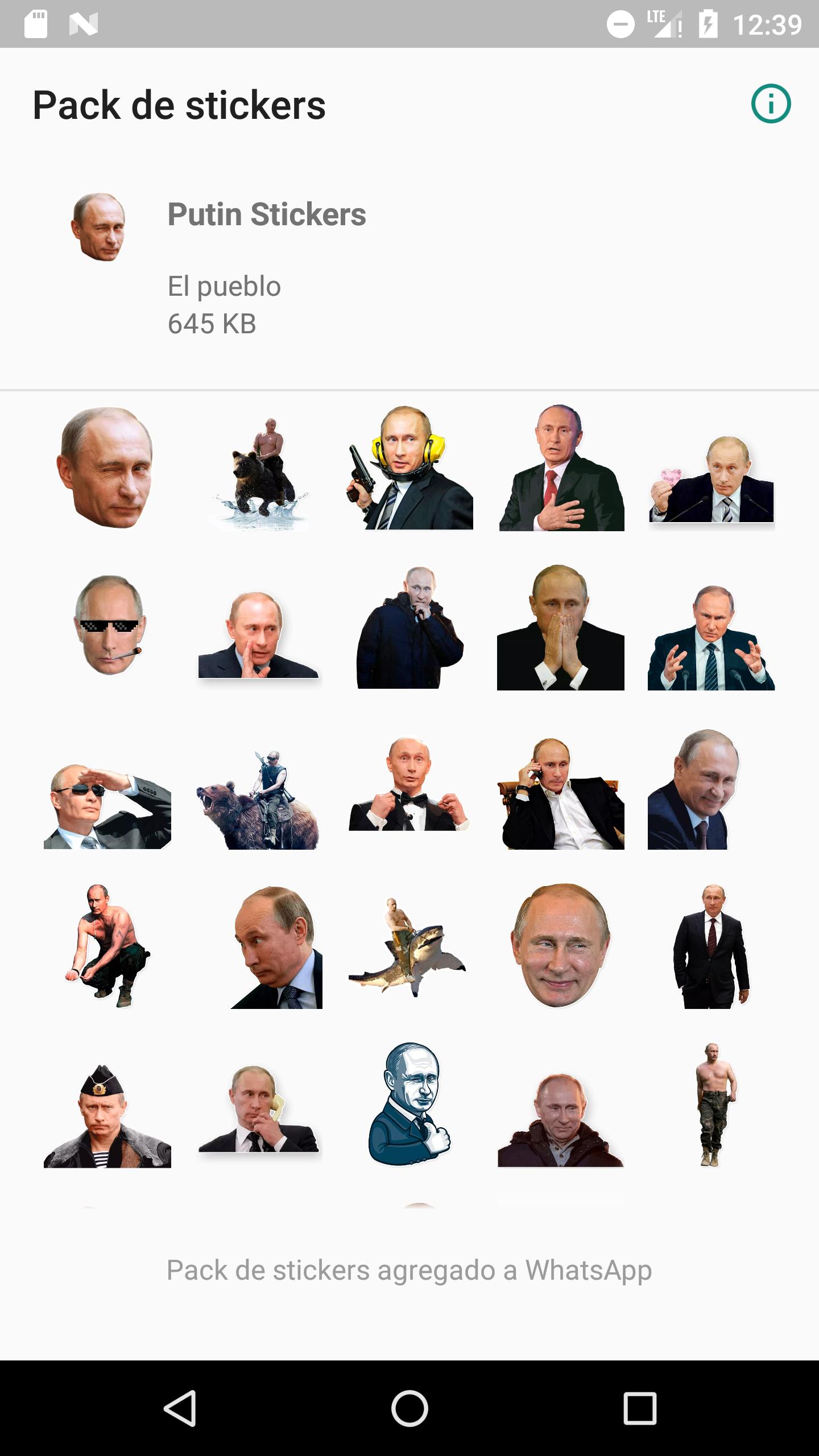 Te voet Aarde Ontstaan Stickers de Putin APK voor Android Download