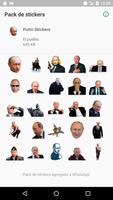 Stickers de Putin ポスター