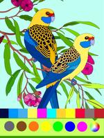 Birds Coloring Art Book تصوير الشاشة 1