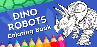 Dino Robots Coloring for Boys