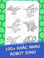 Tô màu Rô bốt Khủng long ảnh chụp màn hình 2