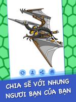 Tô màu Rô bốt Khủng long ảnh chụp màn hình 3
