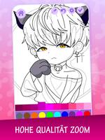Anime K-POP Idol Chibi Malbuch Plakat