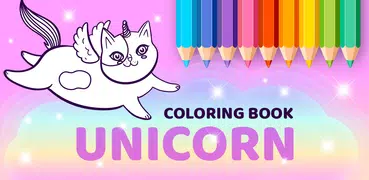 Sparkling Unicorns Color Book