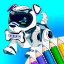 Robotic Animals Coloring Book APK