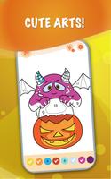 Halloween quái vật tô màu bằng số ảnh chụp màn hình 2