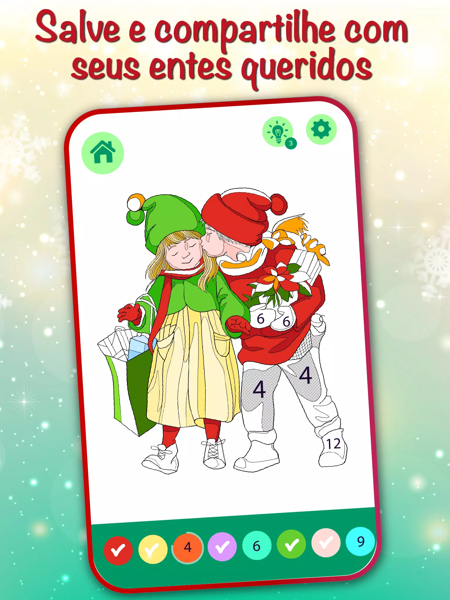 Download do APK de Jogo de Pintar de natal para Android