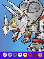 Robot Dino tô màu theo số ảnh chụp màn hình 2