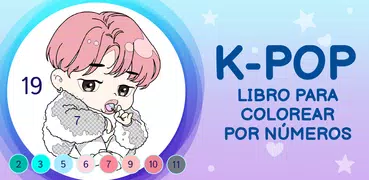Kpop para colorear por números