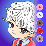 Kpop Colorindo por números ícone