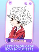 KPOP Chibi Coloring by Number poster