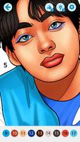 KPOP Idol Coloring by Numbers screenshot 1