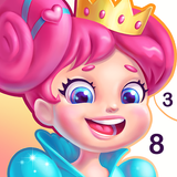 公主数字填色 - 儿童趣味艺术游戏