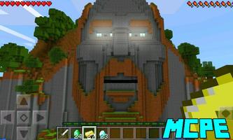 The Temple of Notch Map for Minecraft PE Affiche