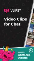 VLIPSY: Video Clips for Messaging الملصق
