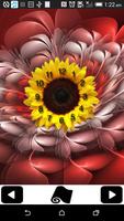 Flowers Clock Wallpapers 截图 1