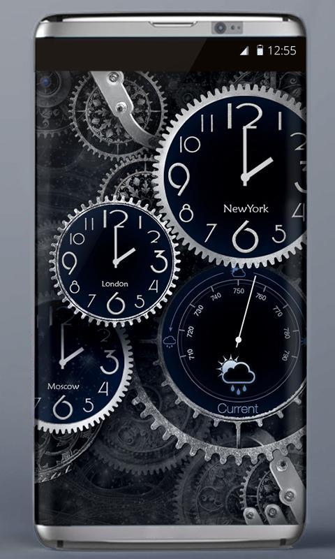 Black Clock Live Wallpaper HD for Android - APK Download