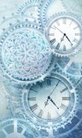 FREE Ice world time clock HD Poster